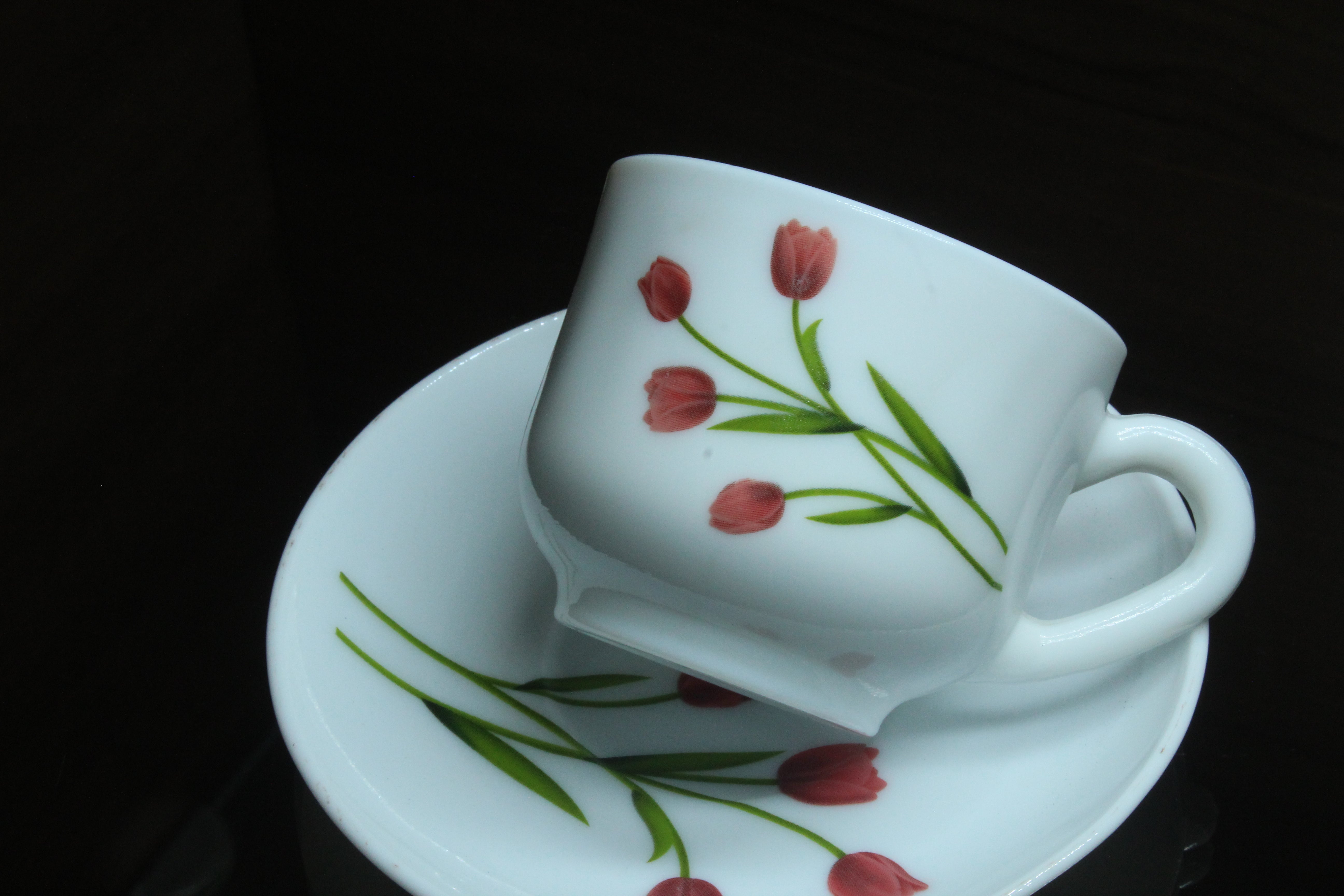 Bharat Cup And Saucer, Set Of 6 Nos - Buy Online from Cherakulam Vessels & Crockery