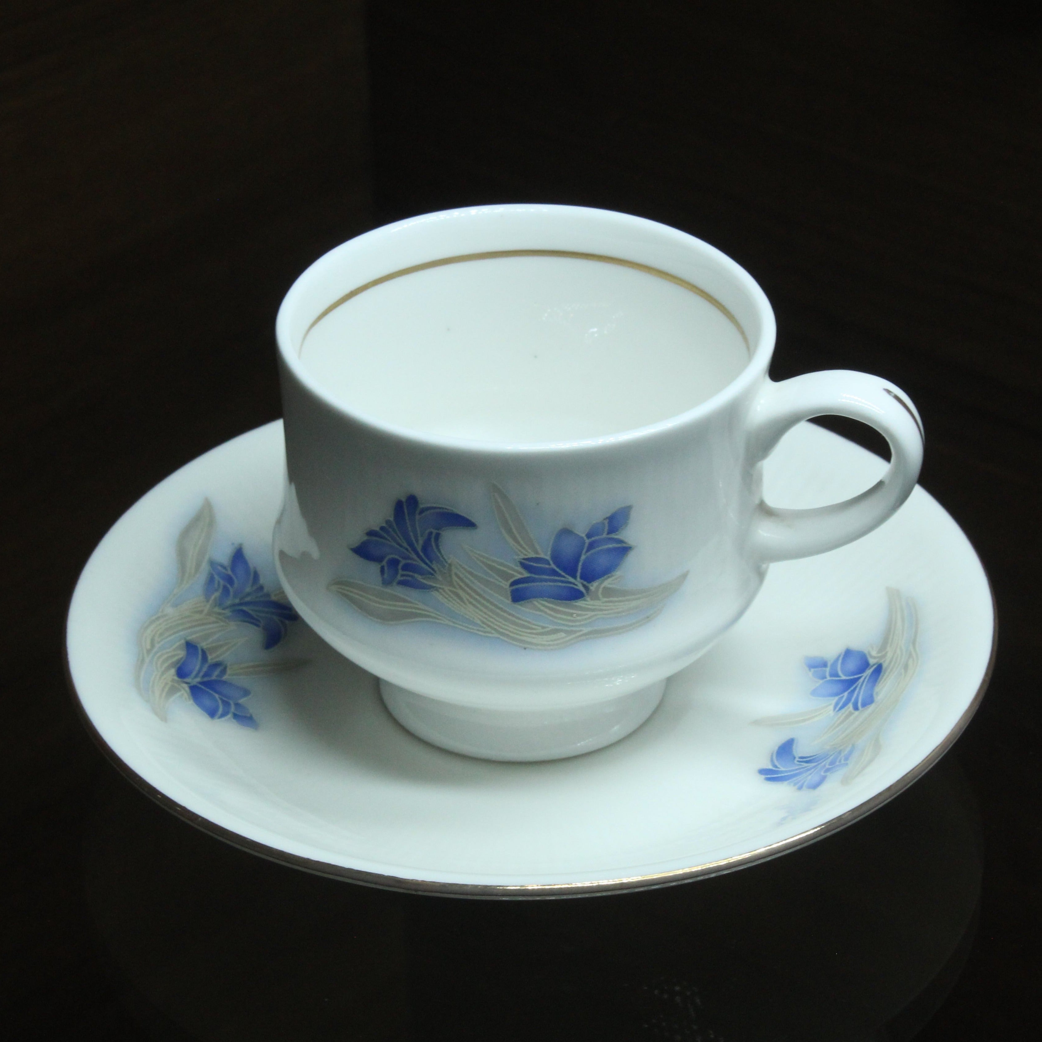 La Opala Cup And Saucer, Set Of 6 Nos - Buy Online from Cherakulam Vessels & Crockery