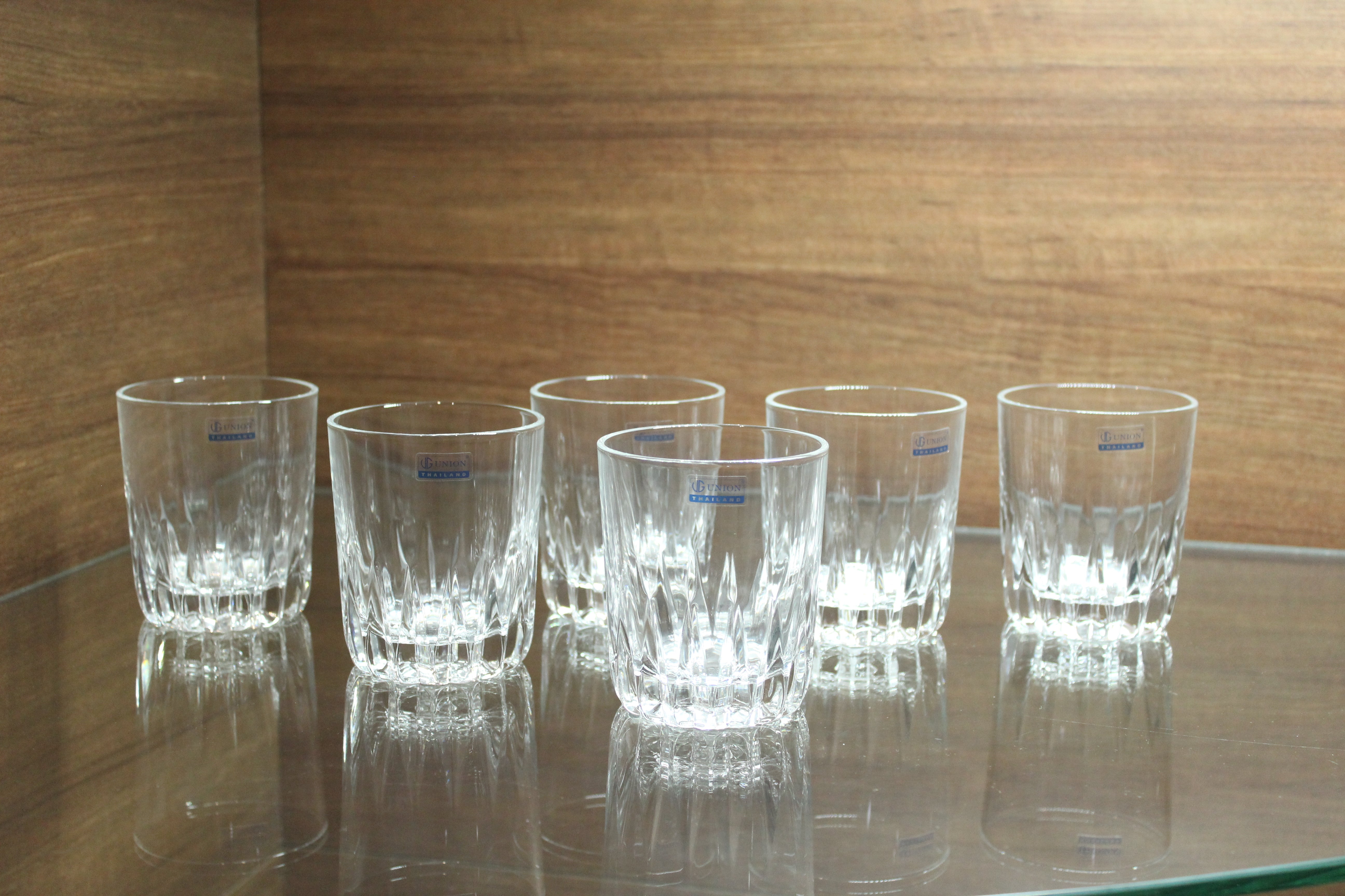 Union Tumbler Glass, Set Of 6 Nos - Buy Online from Cherakulam Vessels & Crockery