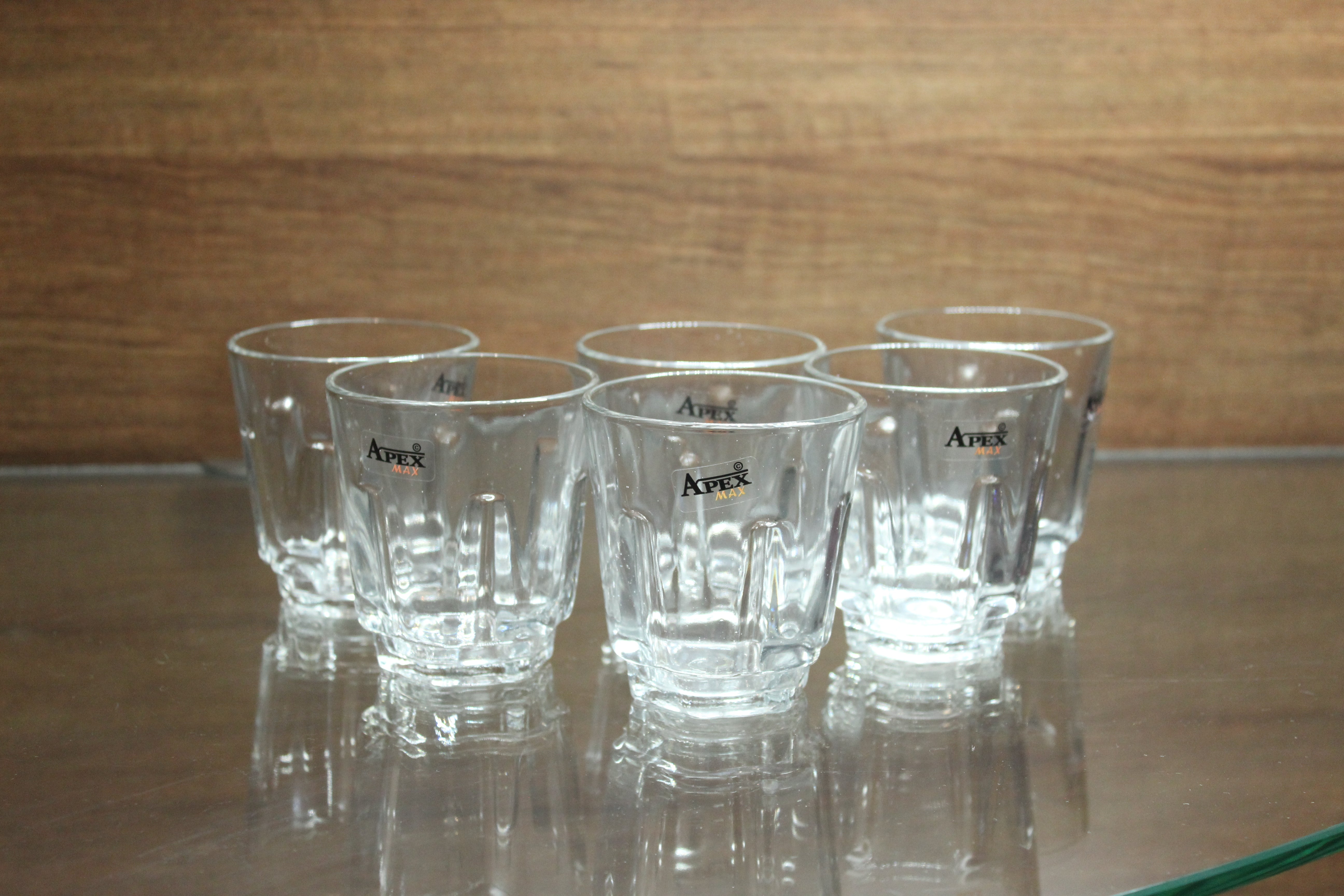 Apex Tumbler Glass, Set Of 6 - Premium  from Apex - Just Rs. 150! Shop now at Cherakulam Vessels & Crockery