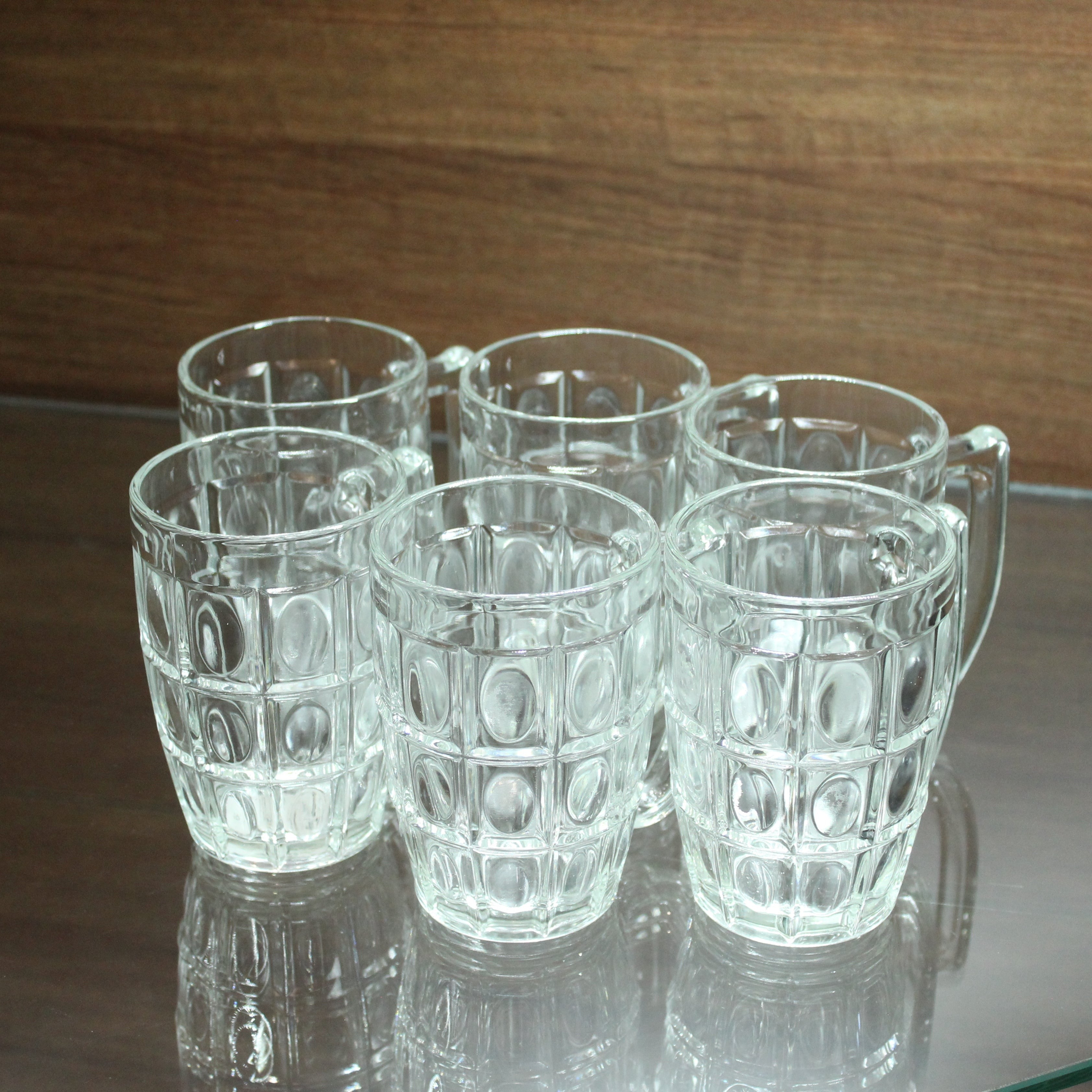 Beer Glass, Set Of 6 - Buy Online from Cherakulam Vessels & Crockery