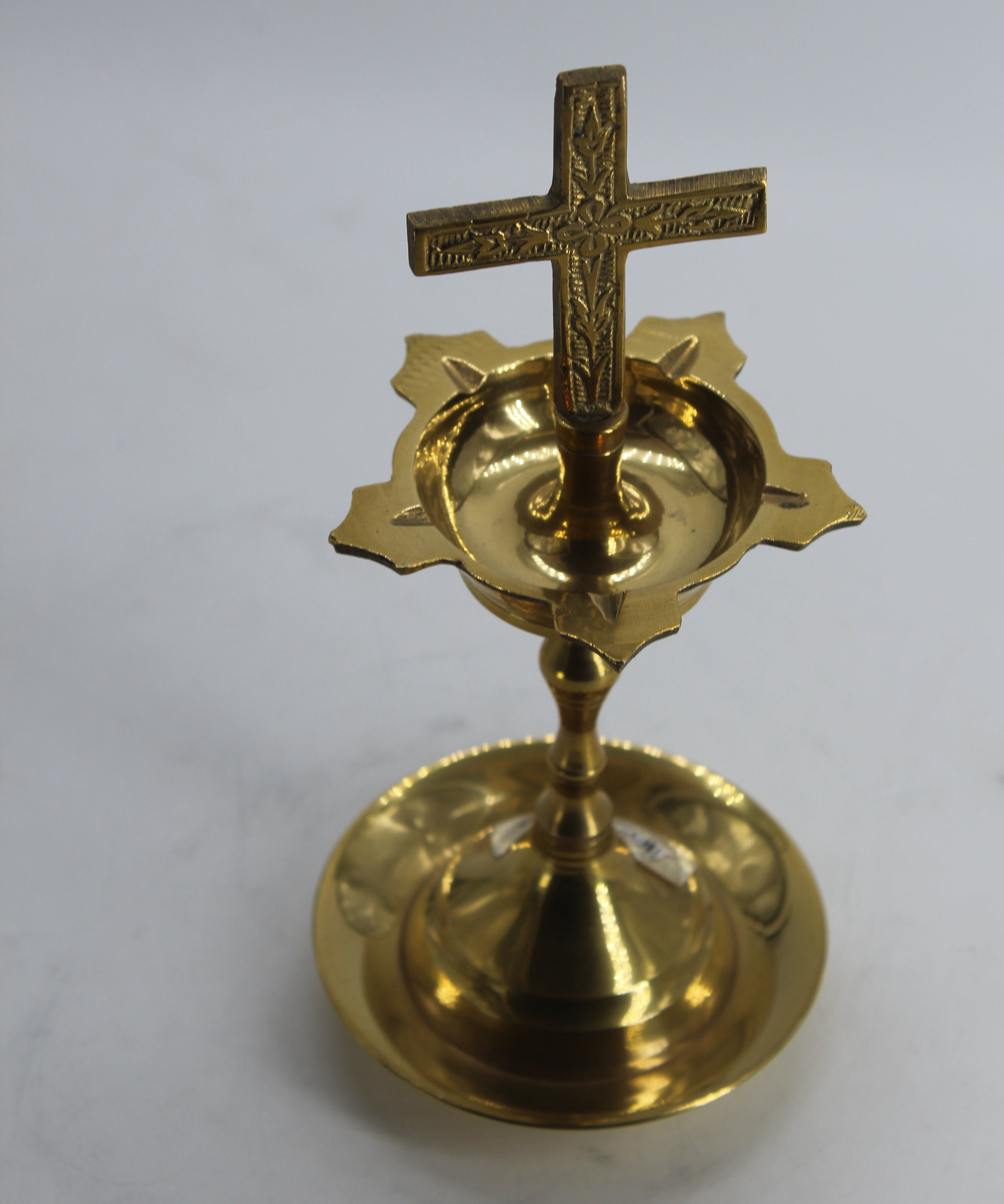 Brass Kalakudi Cross - Premium Brass from Cherakulam Vessels & Crockery - Just Rs. 207! Shop now at Cherakulam Vessels & Crockery