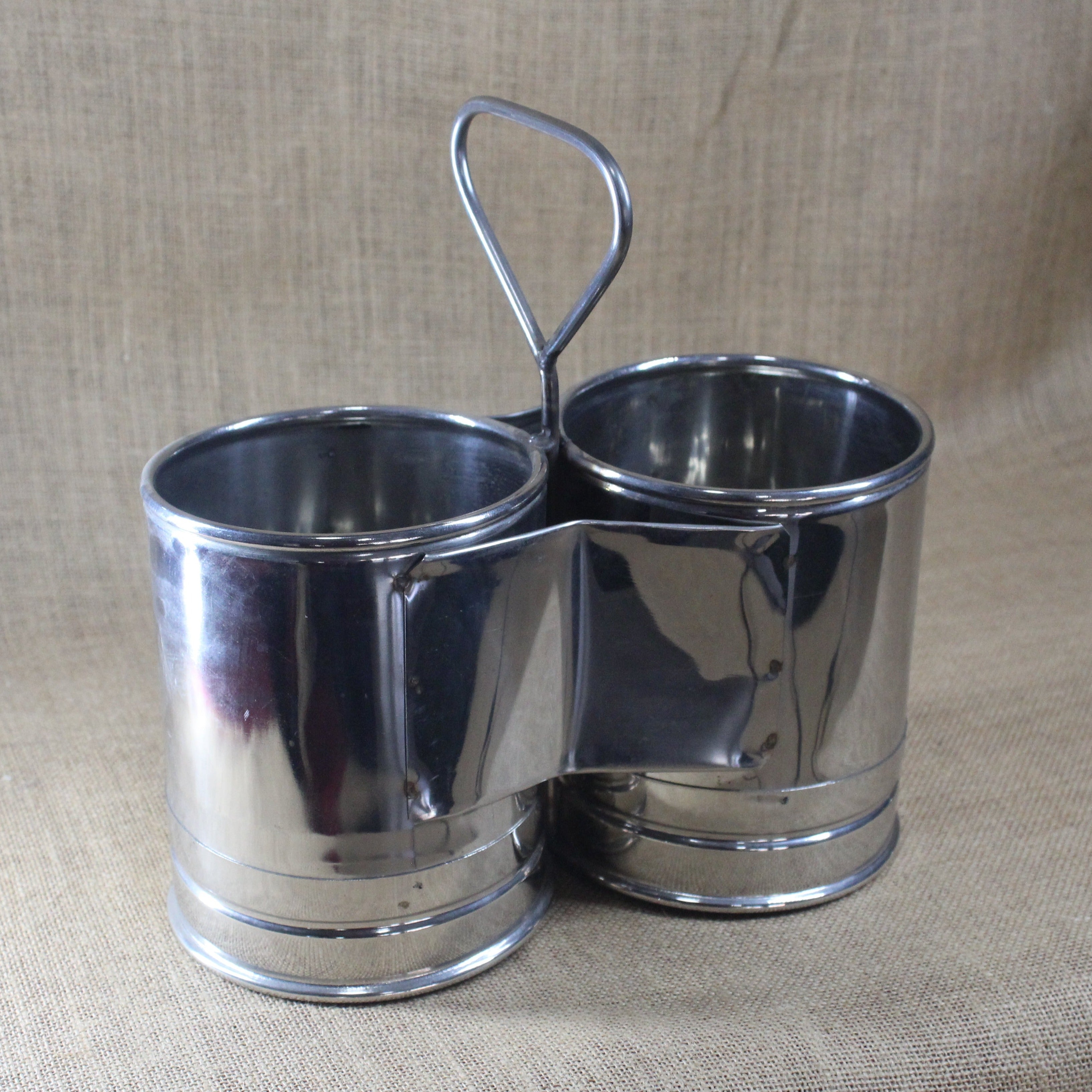 Stainless Steel Kothu Set of 2