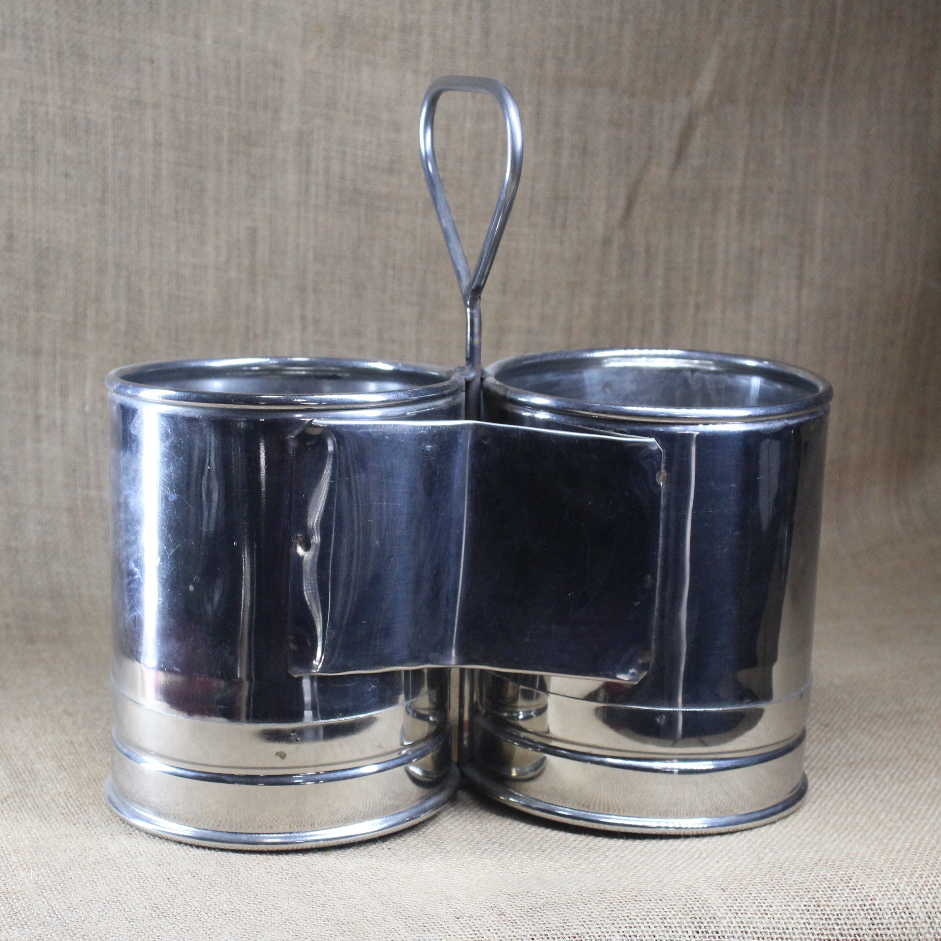 Stainless Steel Kothu Set of 2 - Premium Stainless Steel from Cherakulam Vessels & Crockery - Just Rs. 607! Shop now at Cherakulam Vessels & Crockery