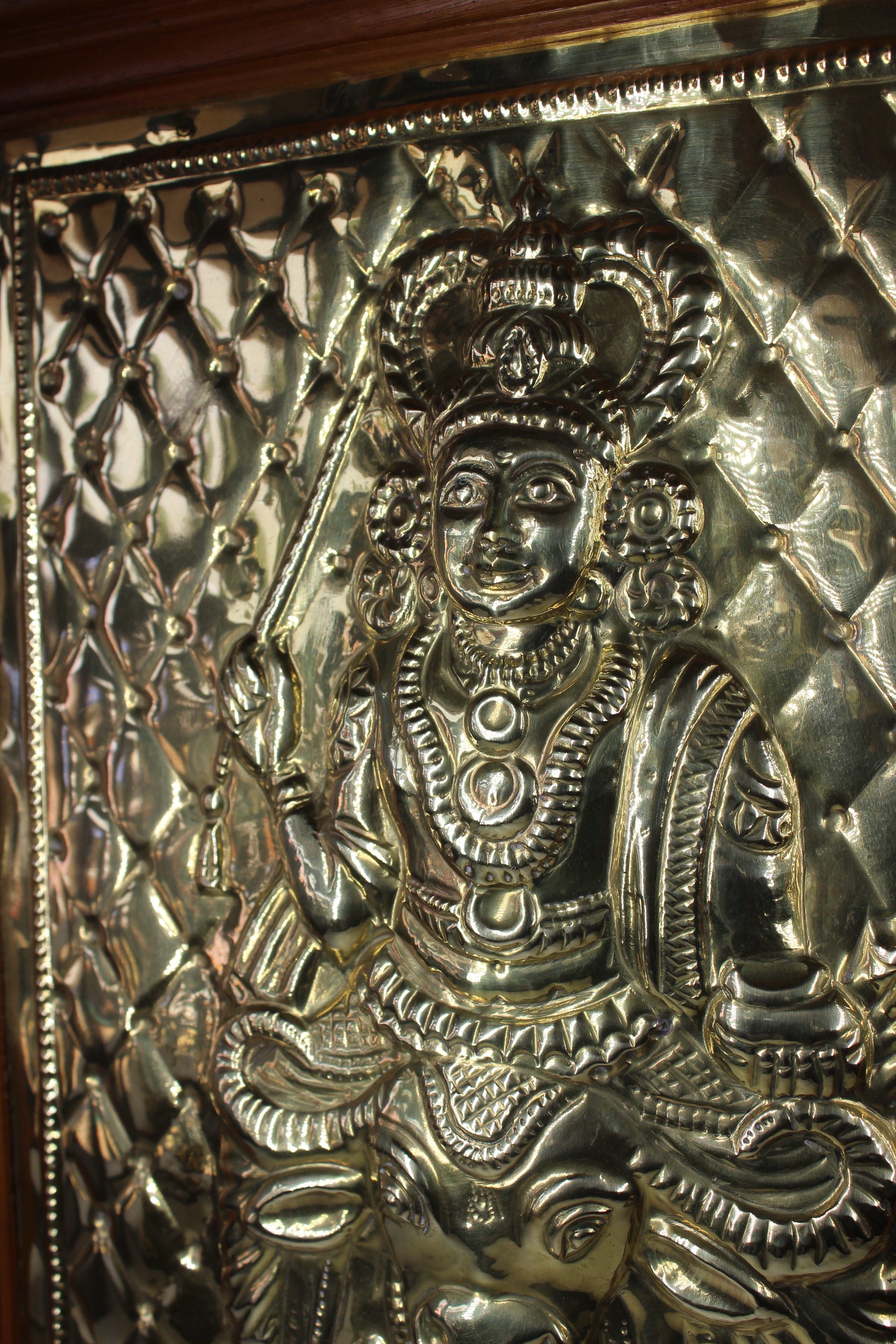 Brass Photo Frame Vishnumaya - Premium Brass from Cherakulam Vessels & Crockery - Just Rs. 15000! Shop now at Cherakulam Vessels & Crockery