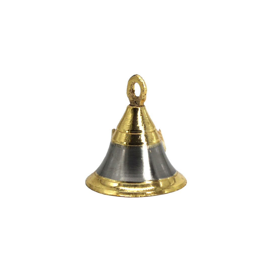 Silver & Gold Plated Bell - Premium Brass from Cherakulam Vessels & Crockery - Just Rs. 47! Shop now at Cherakulam Vessels & Crockery