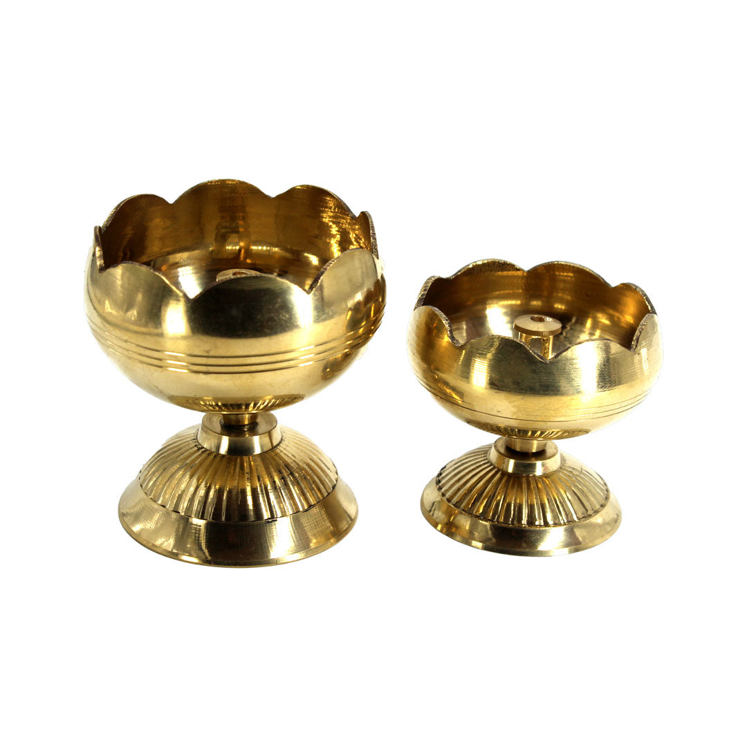 Brass Kamal Jyothi - Premium Brass from Cherakulam Vessels & Crockery - Just Rs. 180! Shop now at Cherakulam Vessels & Crockery