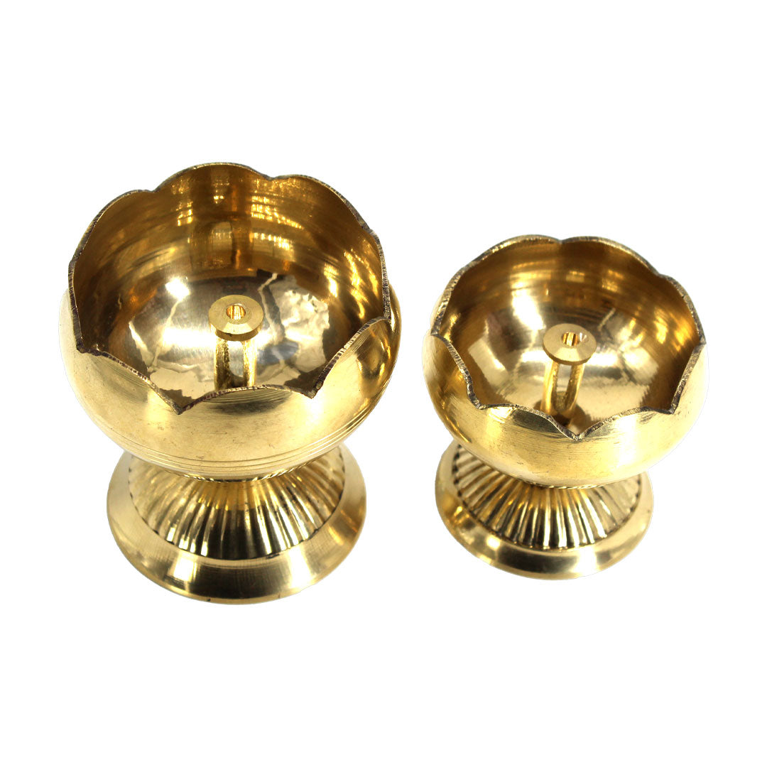 Brass Kamal Jyothi - Premium Brass from Cherakulam Vessels & Crockery - Just Rs. 180! Shop now at Cherakulam Vessels & Crockery