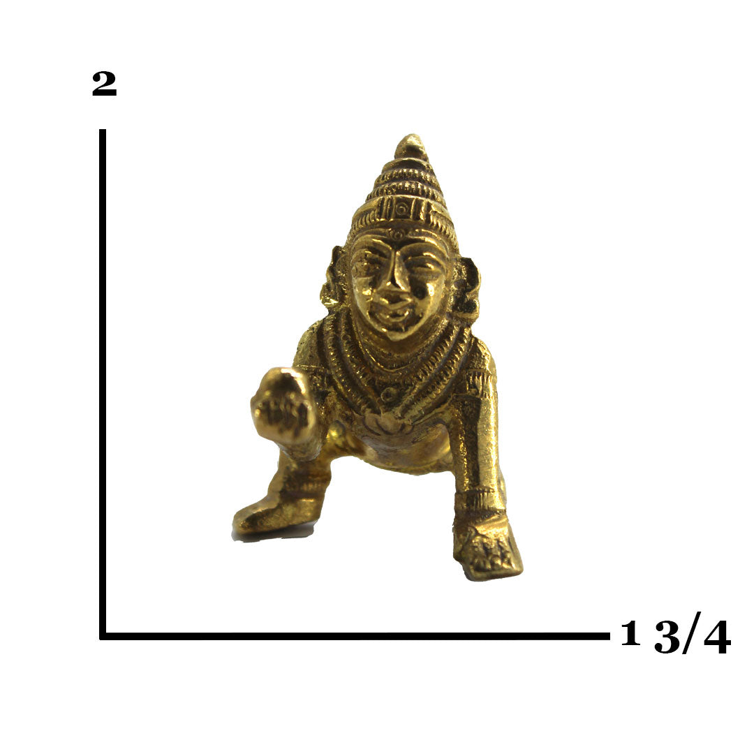 Lord Krishna - Premium Brass from Cherakulam Vessels & Crockery - Just Rs. 72! Shop now at Cherakulam Vessels & Crockery