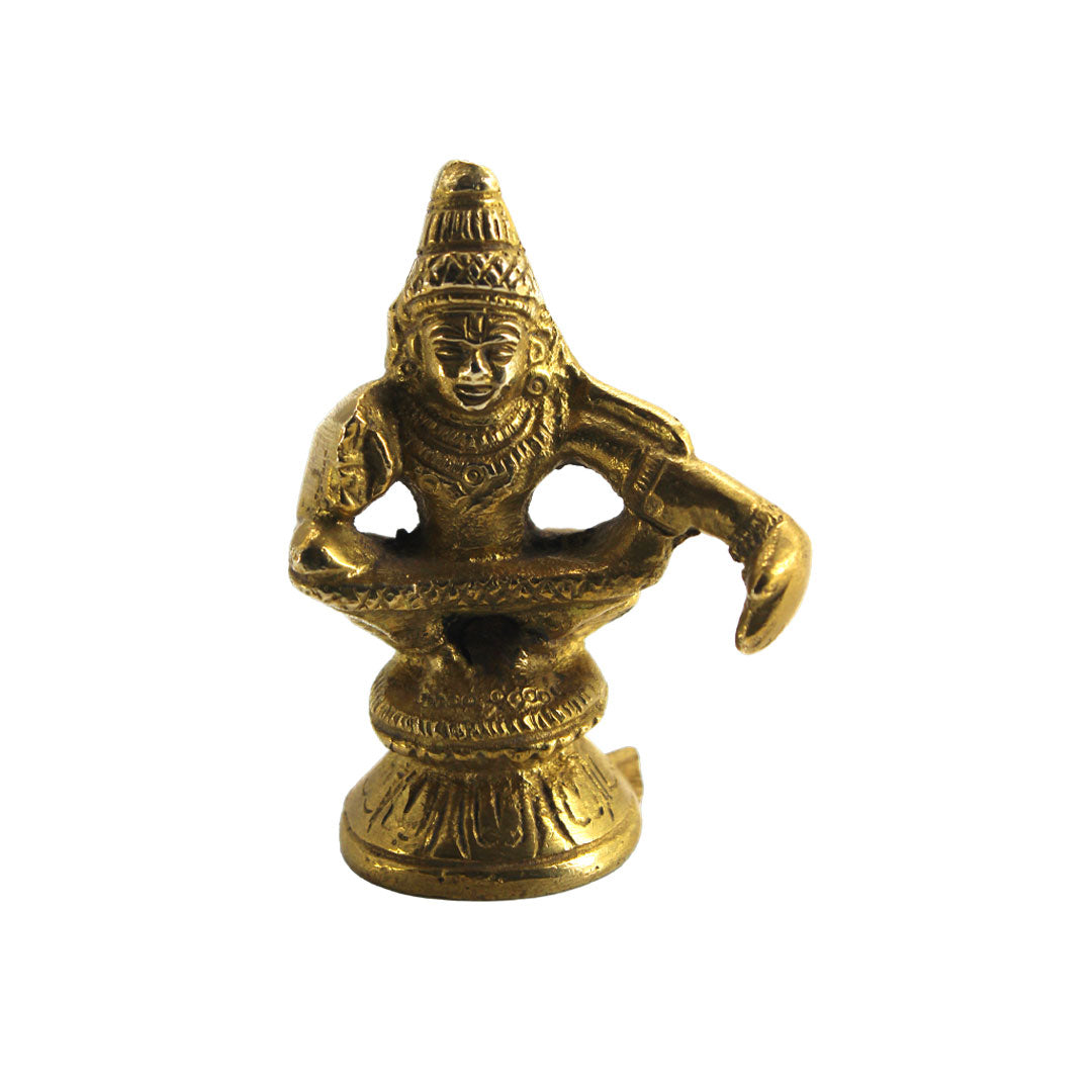 Lord Ayyapan Small - Premium Brass from Cherakulam Vessels & Crockery - Just Rs. 197! Shop now at Cherakulam Vessels & Crockery