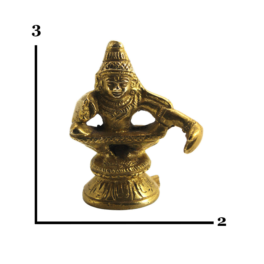 Lord Ayyapan Small - Premium Brass from Cherakulam Vessels & Crockery - Just Rs. 197! Shop now at Cherakulam Vessels & Crockery