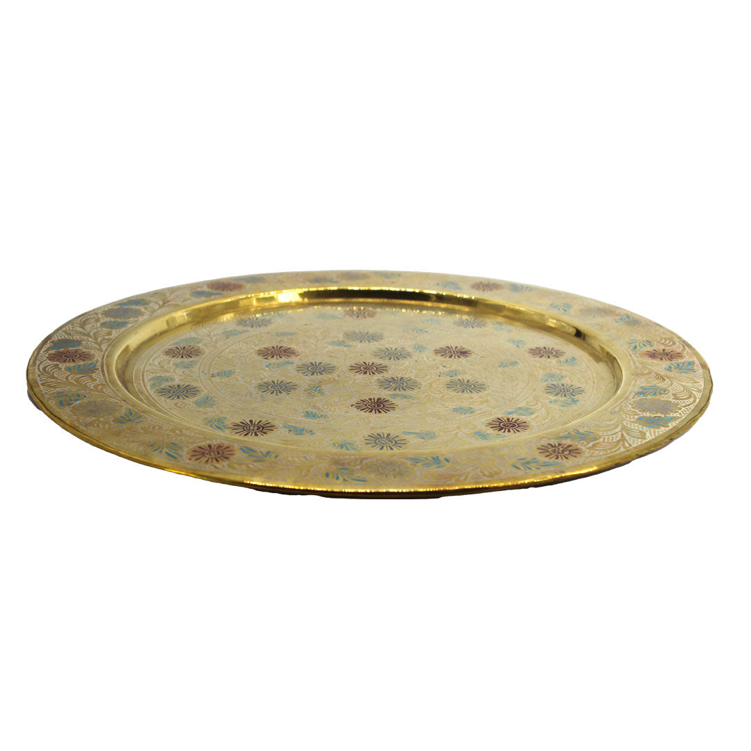 Brass Wall Plate - Premium Brass from Cherakulam Vessels & Crockery - Just Rs. 349! Shop now at Cherakulam Vessels & Crockery