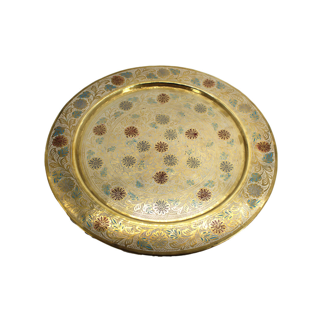 Brass Wall Plate - Premium Brass from Cherakulam Vessels & Crockery - Just Rs. 349! Shop now at Cherakulam Vessels & Crockery