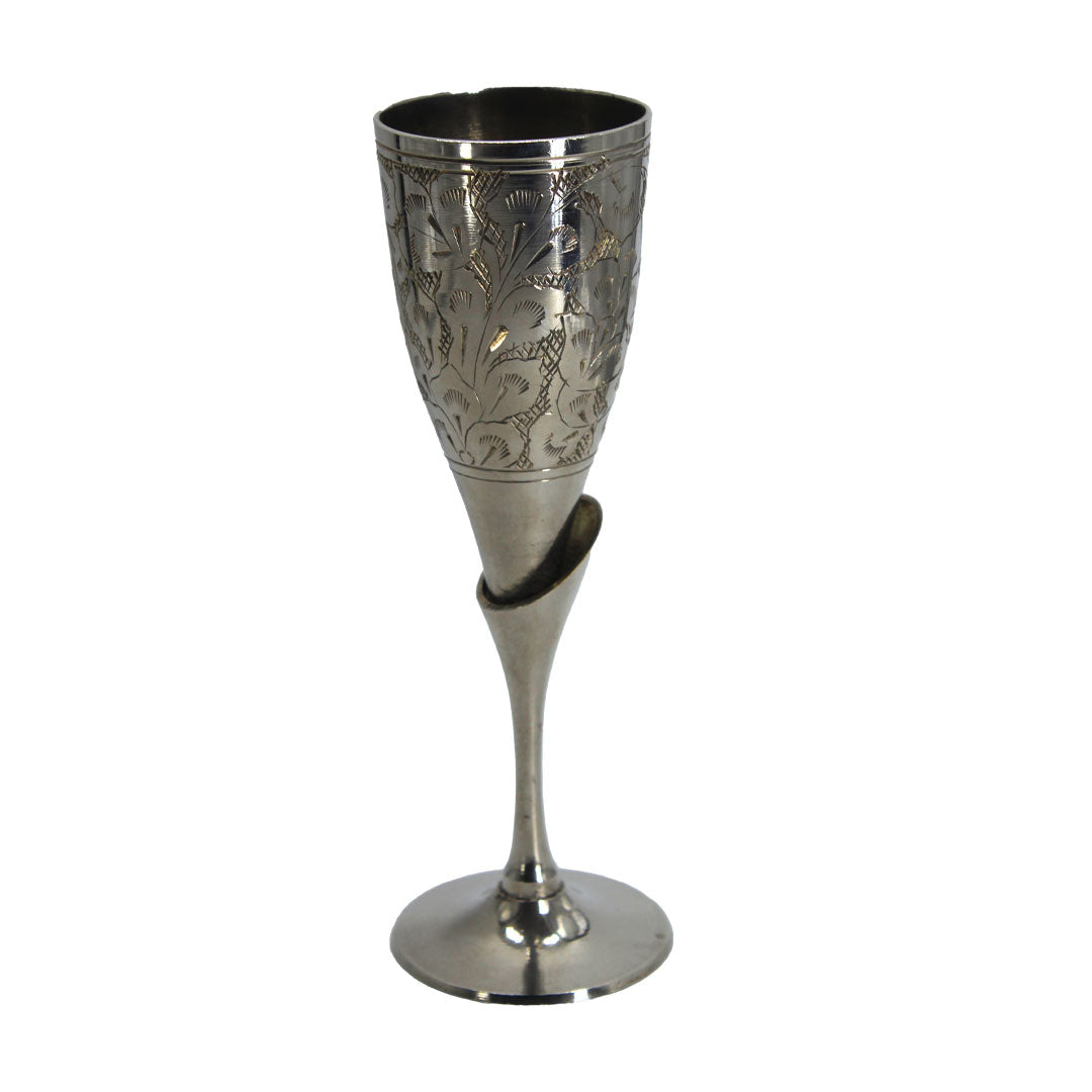 Wine Goblet Glass Set - Premium Brass from Cherakulam Vessels & Crockery - Just Rs. 449! Shop now at Cherakulam Vessels & Crockery