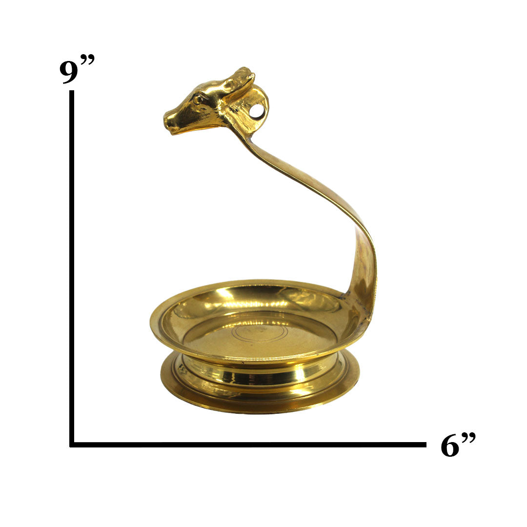 Brass Horse Lamp - Premium Brass from Cherakulam Vessels & Crockery - Just Rs. 1499! Shop now at Cherakulam Vessels & Crockery