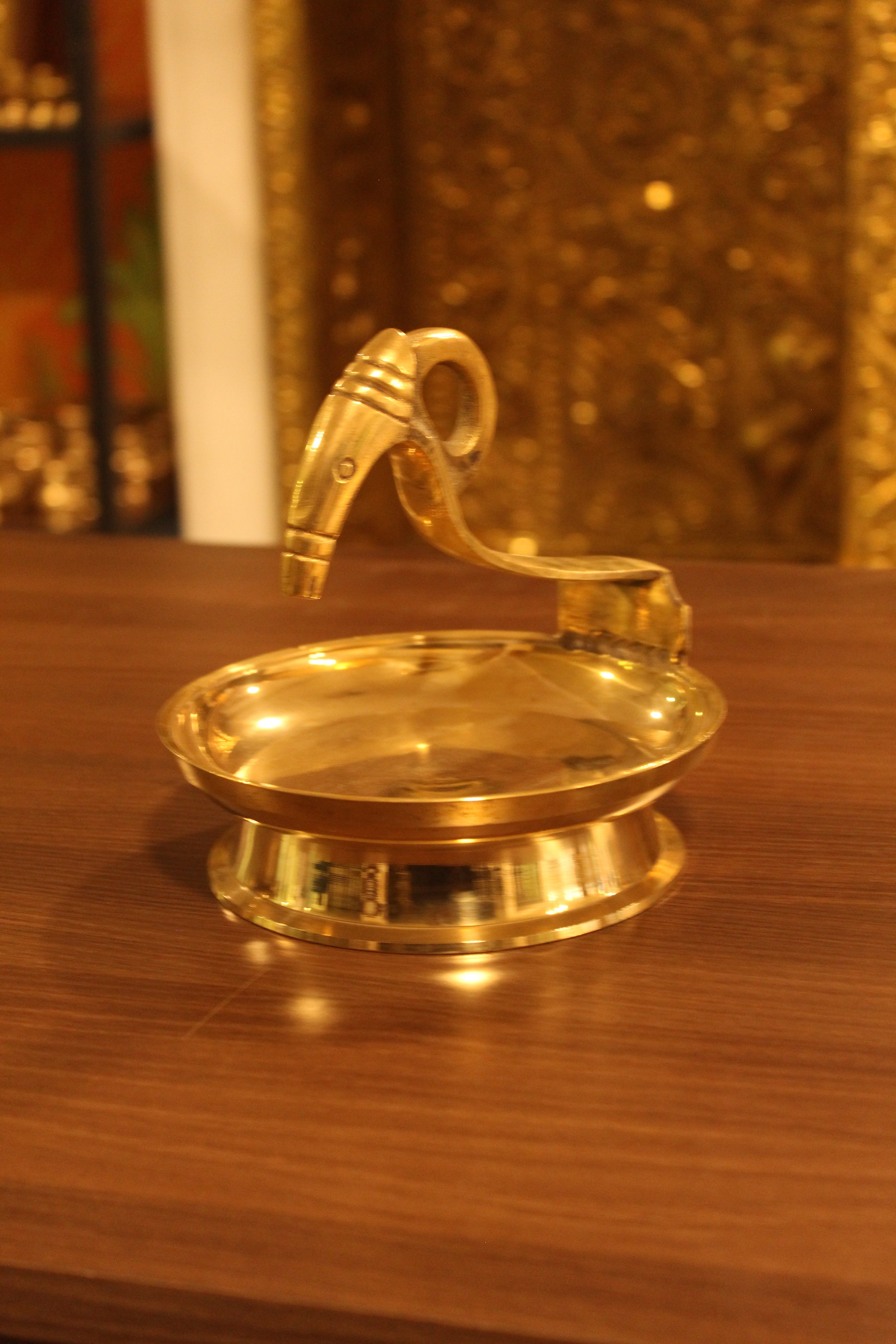 Brass Kuthira Vilakku - Premium Brass from Cherakulam Vessels & Crockery - Just Rs. 1063! Shop now at Cherakulam Vessels & Crockery